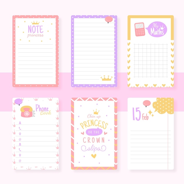 Scrapbook notes & cards