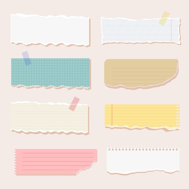 Vector scrapbook papers