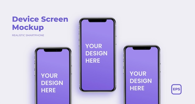 Screen phone mockup