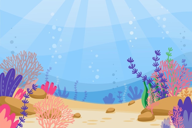 Under the sea wallpaper for video conferencing