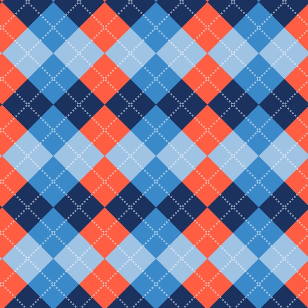 Seamless argyle pattern