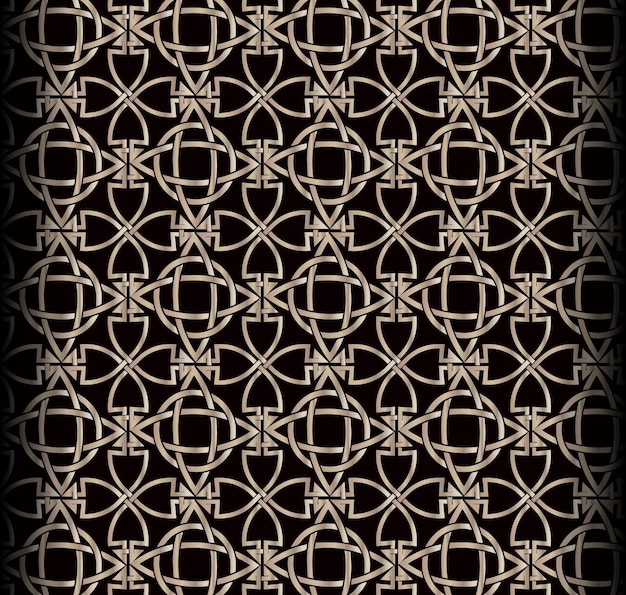 Seamless Celtic pattern print