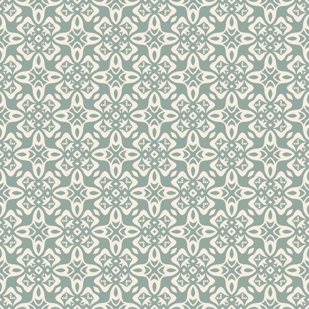 Vector seamless damask pattern design decorative background