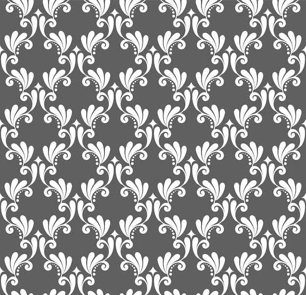 Seamless damask wallpaper