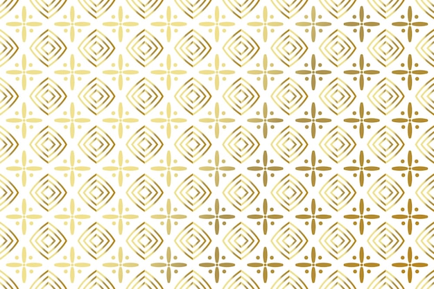 Vector seamless golden pattern with geometric shape