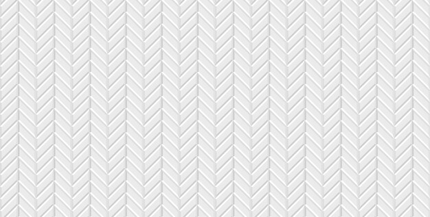 Vector seamless herring bone tiles ceramic brick wall pattern white kitchen background apron texture