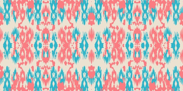 Vector a seamless pattern geometric tribalgeometric batik ikat aztec style ethnic boho seamless pattern