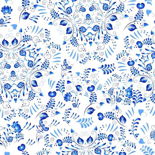 Seamless pattern in traditional style Can be used for print gift wrap or scrapbooking