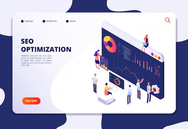 Search engine optimization web template