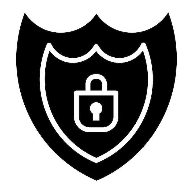 Vector security shield icon