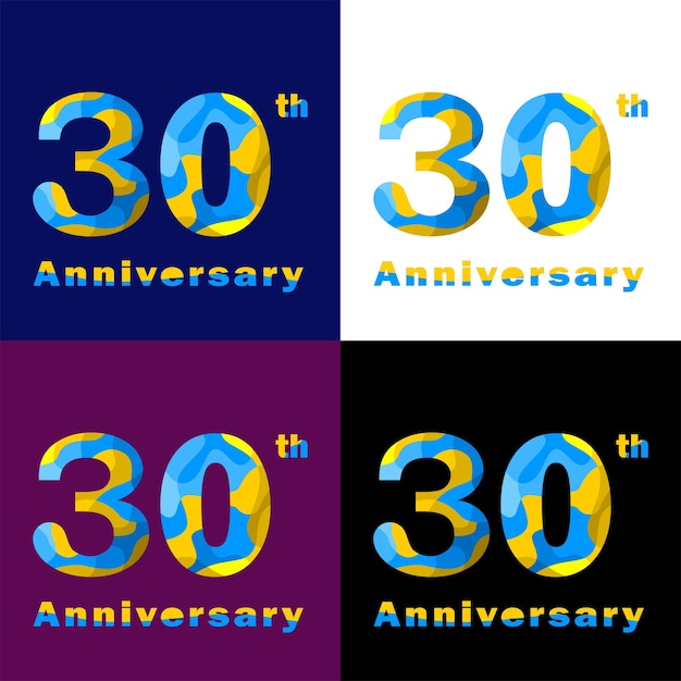 set 30th Anniversary Logotype