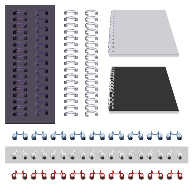 Vector set binder spring isolated