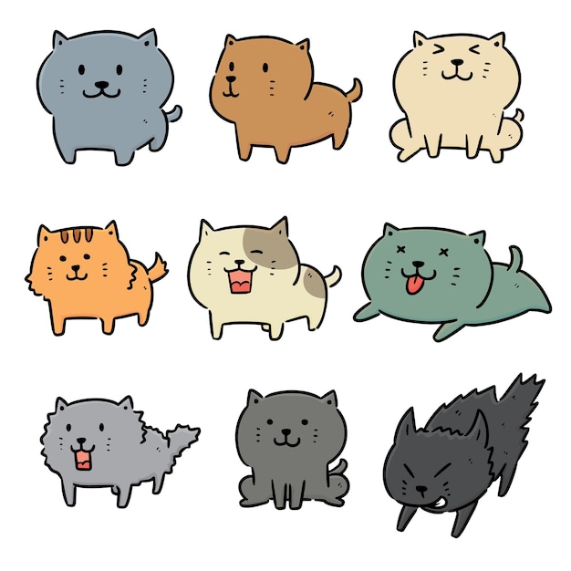 set of cats