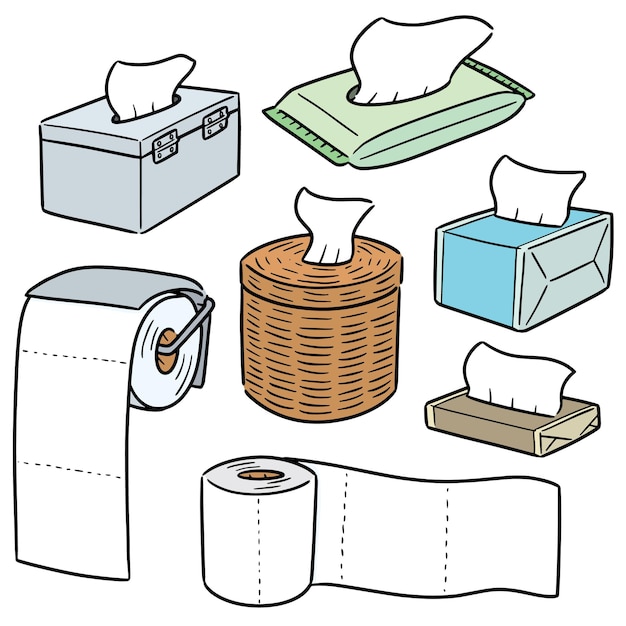 set of tissue papers