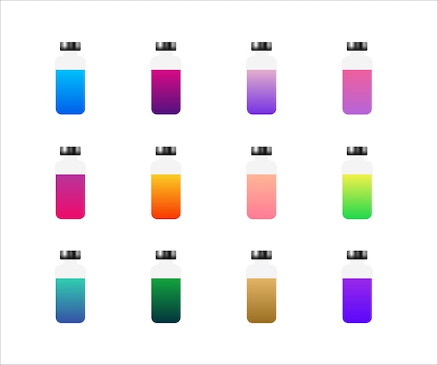 Set of Vibrant Color Gradients