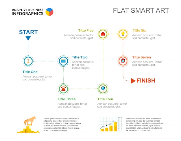 Seven Steps Startup Slide Template