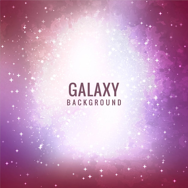 Shiny elegant galaxy background design