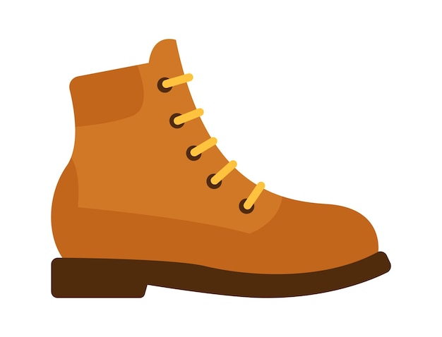 Shoe Camping Equipment icon Vector illustration