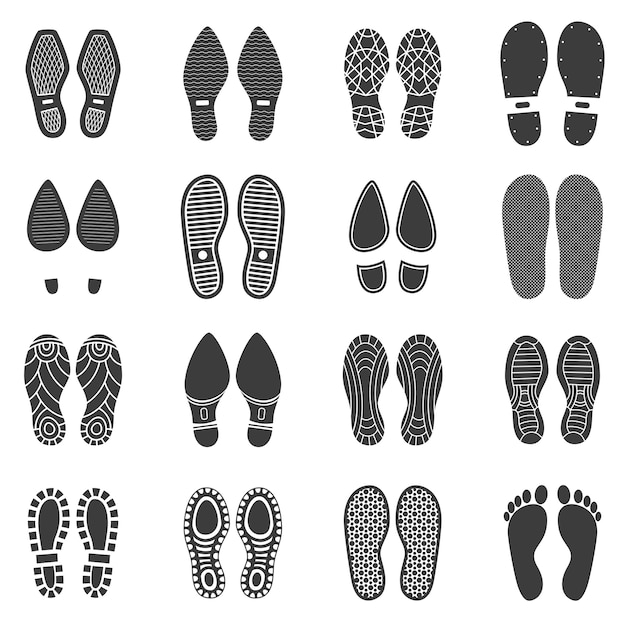 Shoes Footprint set