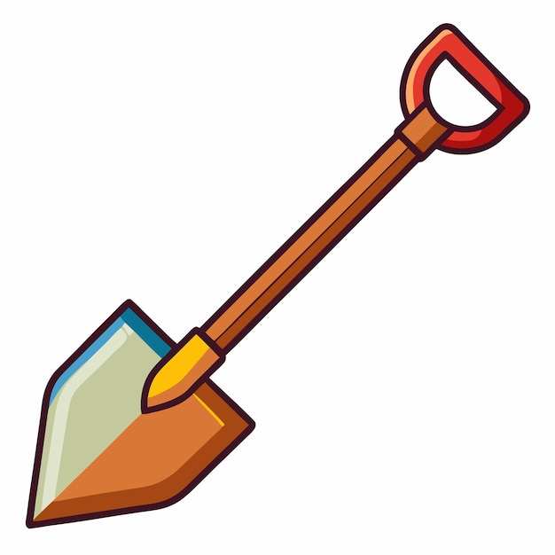 Vector shovel clipart vector