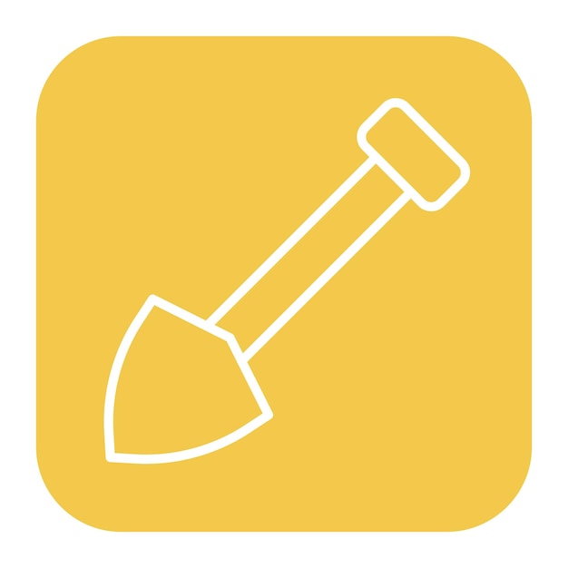 Vector shovel icon