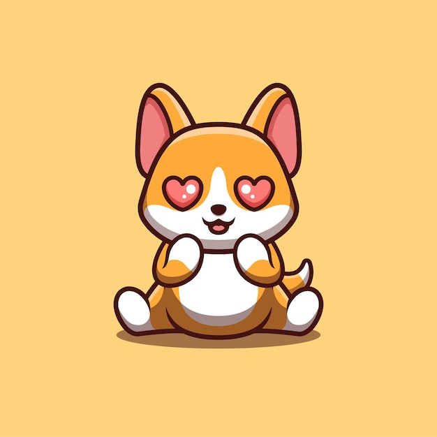 Sitting Shiba Inu