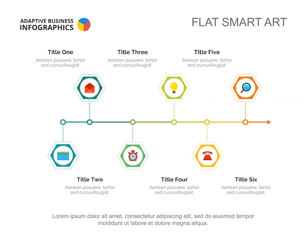 Six Stages Plan Slide Template