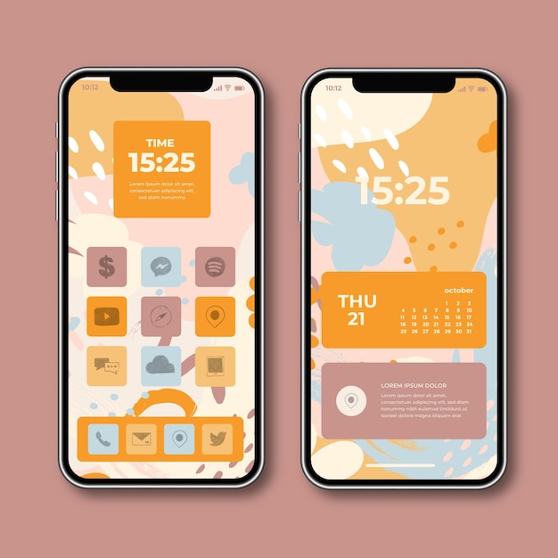 Smartphone home screen