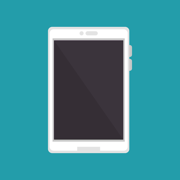 smartphone technology data flat icon 