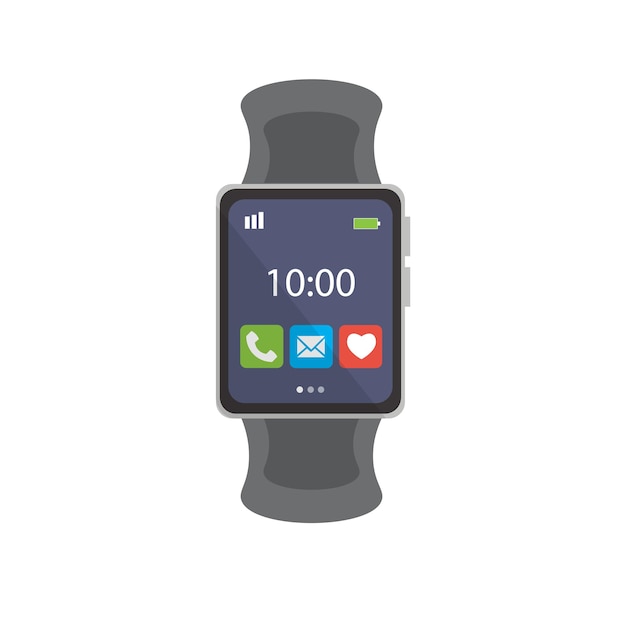 Smartwatch illustration design element flat icon