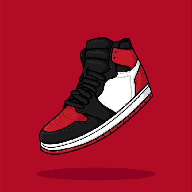 Sneaker cartoon illustration vector