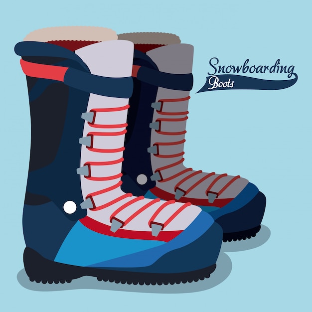 Snowboarding design, vector illustration.