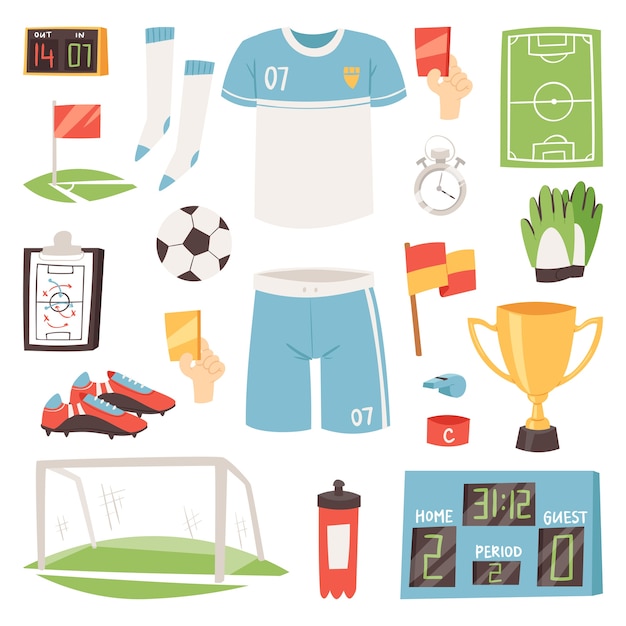 Soccer   footballer or soccerplayer set