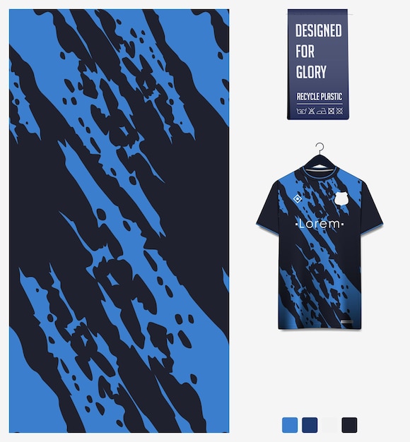 Soccer jersey pattern design Abstract pattern textile