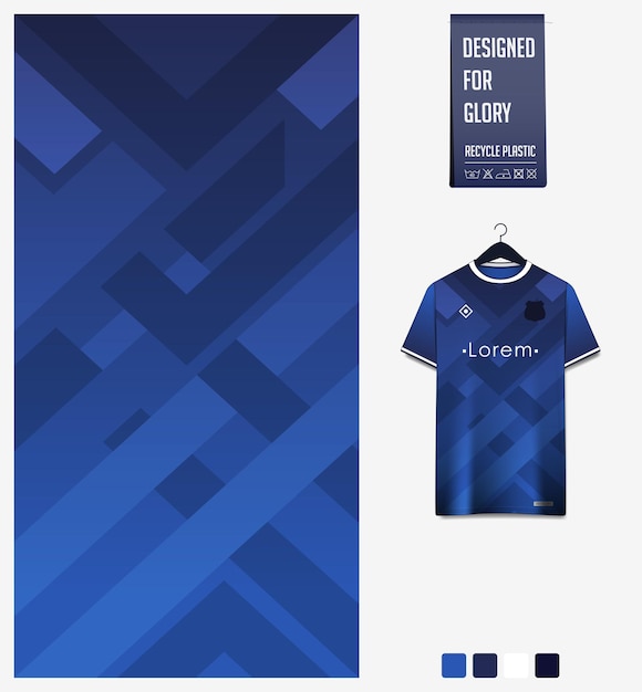 Soccer jersey pattern design