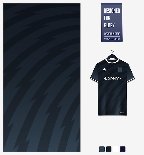 Soccer jersey pattern design