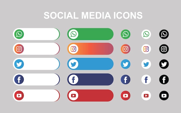 Social media icons