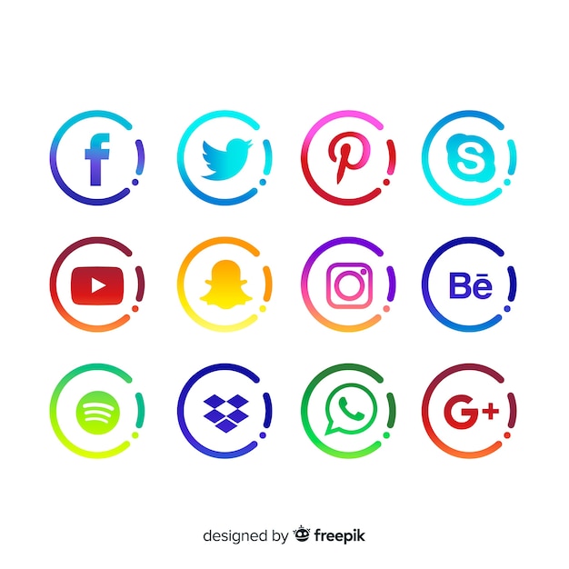 Social media logo collection