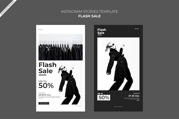 Social Media Post Template, Flash Sale