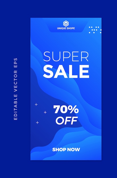 Social media sale banner