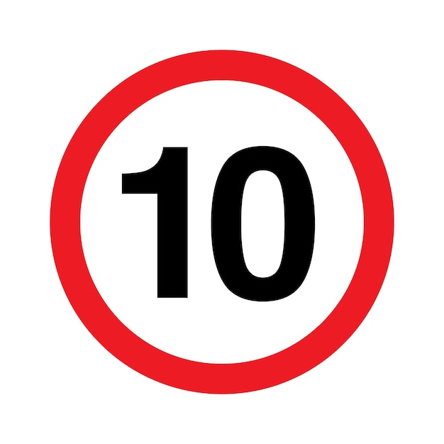 speed limit 10