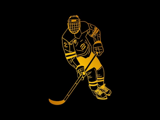 sports player silhouette