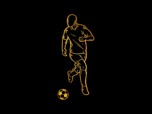 sports player silhouette