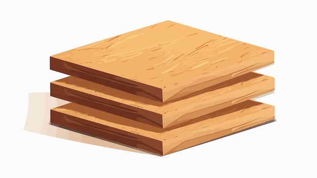 Stack of Fiberboard Wood Fibre Board for Construction Projects