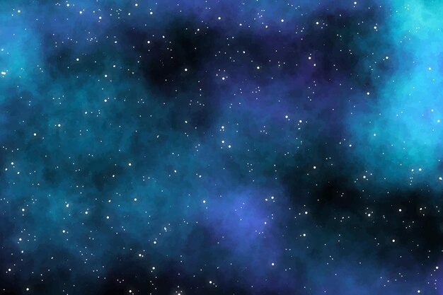 Vector starry galaxy space background