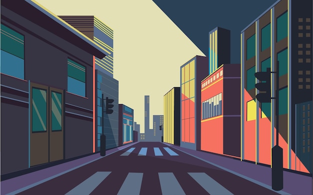 Street stock vector illustration