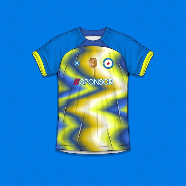 Sublimation Exercise Clothing Vectors Customizable Football Jersey Designs