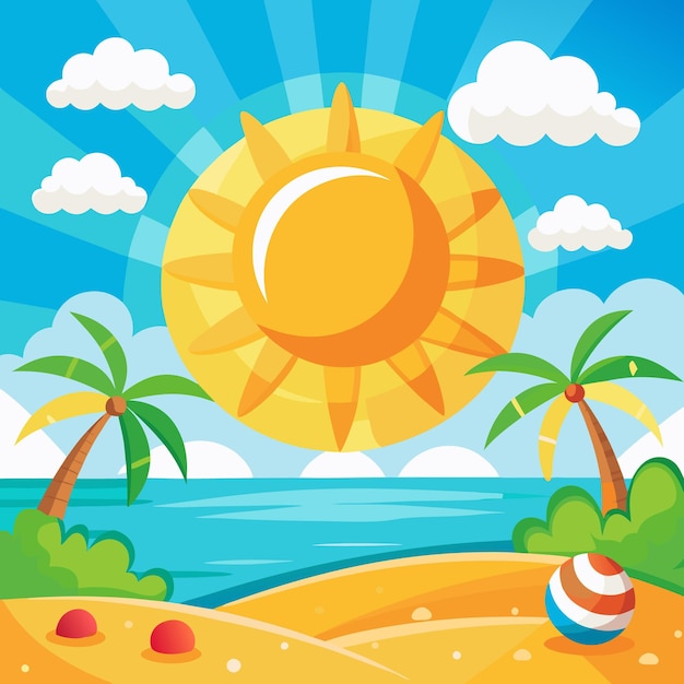 Vector summer background