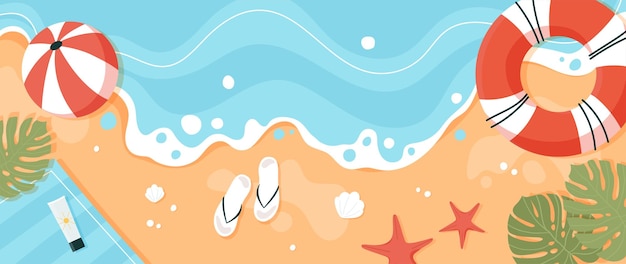 Summer beach background