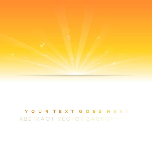 Vector summer concept sunburst starburst banner background design